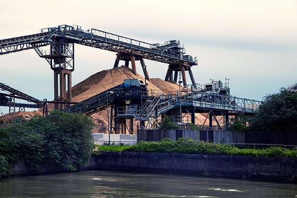 A cement plant. Photograph: Irstone/123RF
