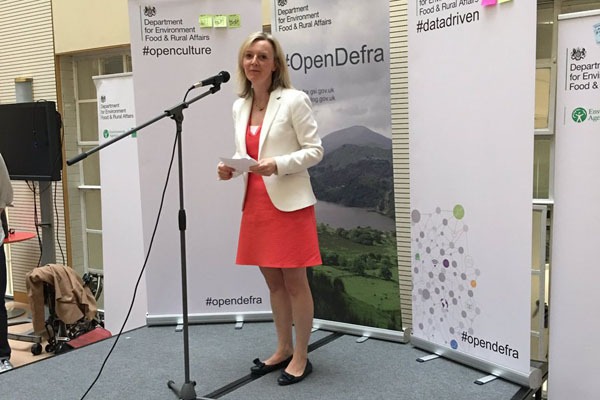 Liz Truss announced the data release at an event in London