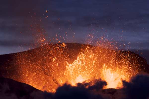 The eruption of Eyjafjallajökull in 2010 led to the closure of European airspace and harmed air quality. Photograph: Boaworm CC BY 3.0