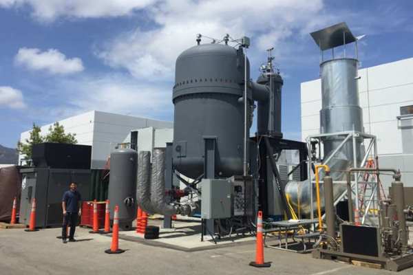 This 2MW Ener-Core system is currently under test at a Californian ethanol plant