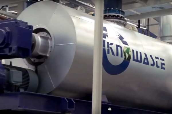 A sterilising autoclave at one of Knowaste's plants. Photograph: Knowaste