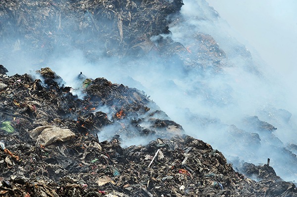 Measures should be taken to prevent waste fires for burning for longer than four hours. Photograph: Jaggat/123RF