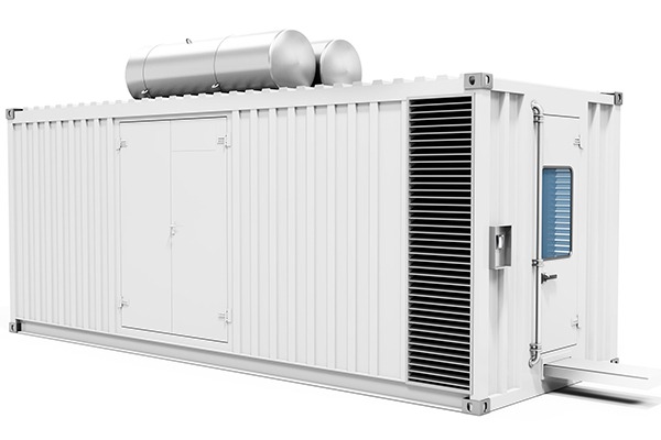 Containerised diesel generator