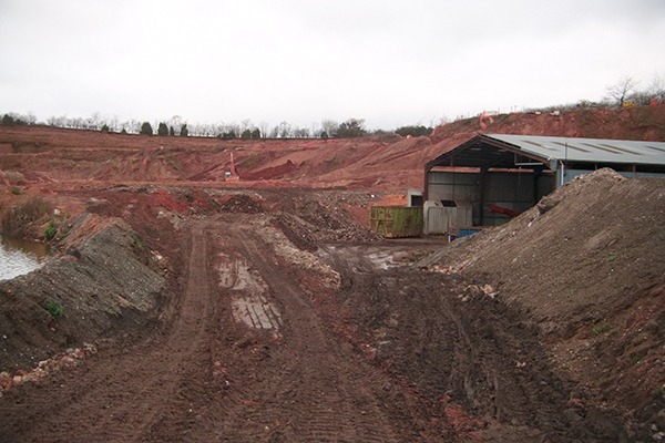 The site was operated beyond the terms of its permit with household, commercial, industrial and municipal waste found buried in the quarry. Photograph: Environment Agency