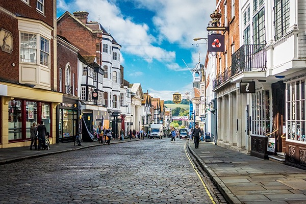 Guildford is one of a handful of European cities featuring in the €6m iScape project. Photograph: Sue Martin/123RF