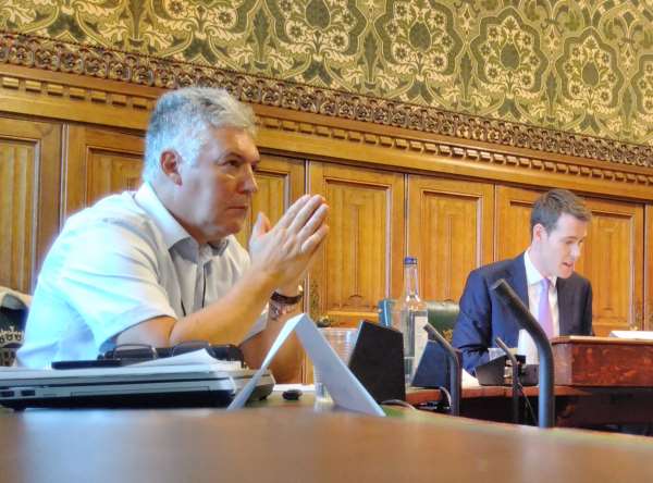 Prof Frank Kelly and Matthew Pennycook MP led the discussion. Photograph: Gareth Simkins