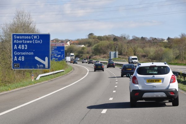 Welsh A-road