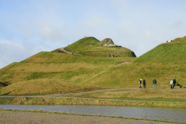 Northumberlandia, known as the Lady of the North, is an award-winning £3m project created using clay and soil from the Shotton surface mine. Photograph: Chris/Flickr