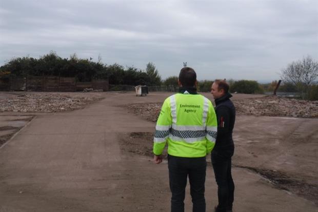 Some 25,000 cubic metres of waste has been removed from the site at Brierley HillPhotograph: Environment Agency