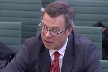 Hugh Fearnley-Whittingstall said supermarkets must be “completely honest and transparent about their own wasteful practices”. Photograph: Parliament TV