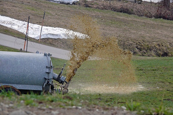 Agricultural slurry is a useful fertiliser but is a highly polluting substance to the water environment. Photograph: 123RF