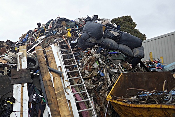 Knox stored waste 10 times above his permit limit. Photograph: Environment Agency