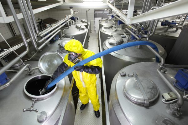 Tradebe processes and recycles a wide variety of waste chemicals. Photograph: endomedion / 123RF