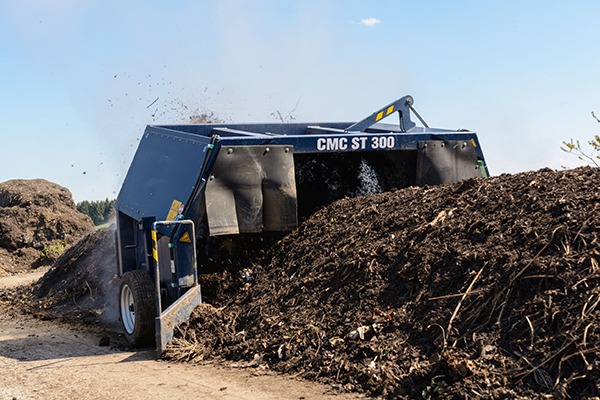 Open windrow composting