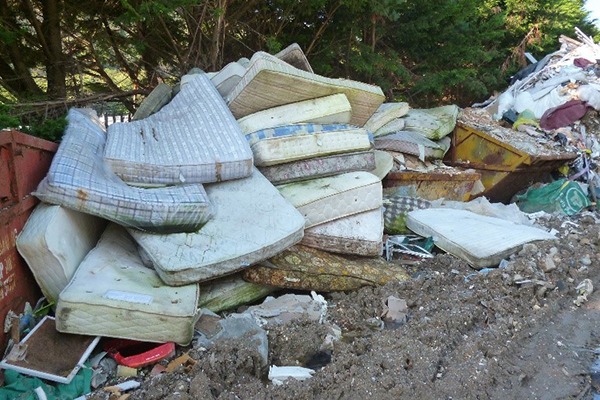 Waste dumped at Porthmadog Skip Hire
