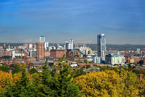 Leeds city skyline. Photograph: Shahid Khan/123RF