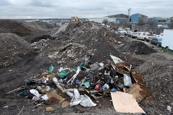 Millen pleaded guilty to carrying out waste transfer activities without an environmental permit. Photograph: Environment Agency