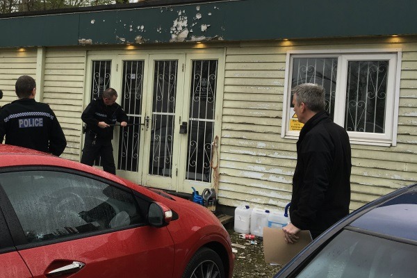 The raids took place at addresses in Staffordshire, Herefordshire and Hertfordshire. Photograph: Environment Agency