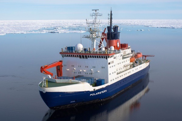 Scientists aboard the the Alfred Wegener Institute's RV Polarstern found Dechlorane Plus in air and seawater from pole to pole. Photograph: Stefanie Arndt