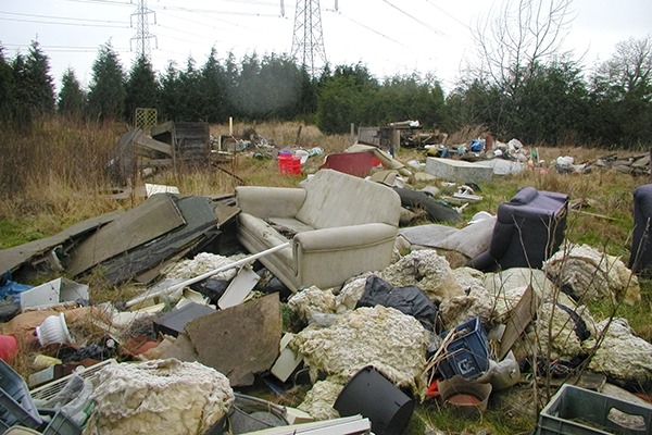 There have been 12 separate dumping incidents in Wales since June 2016. Photograph: Right Waste, right Place