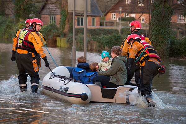The number of homes at risk of surface water flooding is increasing. Photograph: Steve AllenUK/123RF