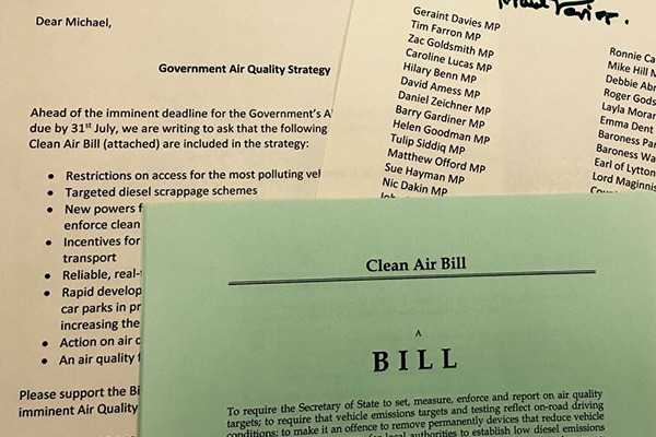 Letter calls on environment minister to adopt key provisions of Mr Davies' bill. Photograph: Geraint Davies