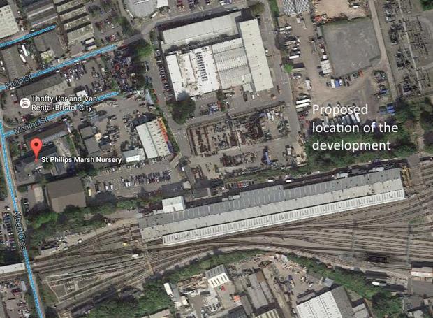 The proposed location was only 200m from a nursery school. Image: Google