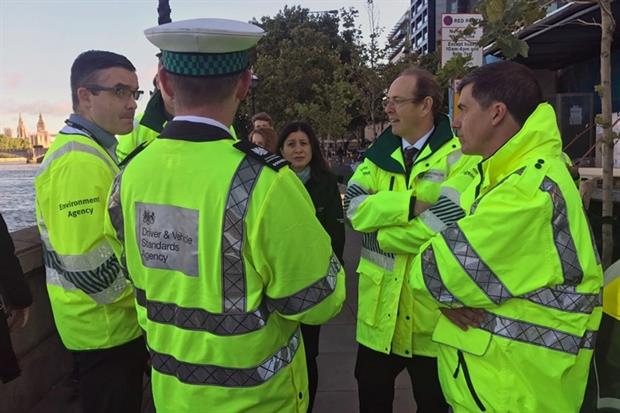 The MOU is aimed at reducing the number of seriously and serially non-compliant waste industry vehicles on England’s roads. Photograph: Environment Agency