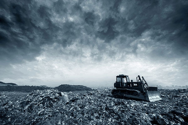 Demand for landfill in London is continuing to fall with more being burned for EfW. Photograph: Gui Yongnian/123RF