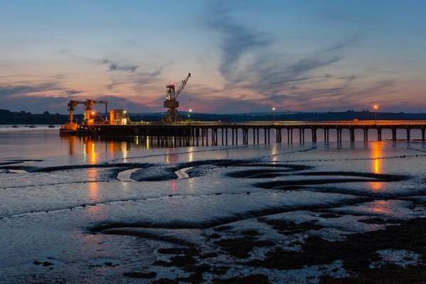 River Tamar in Devon has a legacy of contamination, particularly from its mining past. Photograph: Helen Hotson/Alamy Stock Photo