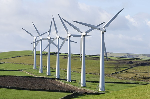 Royd Moor wind farm in Sheffield. Photograph: Steve Meese/123RF