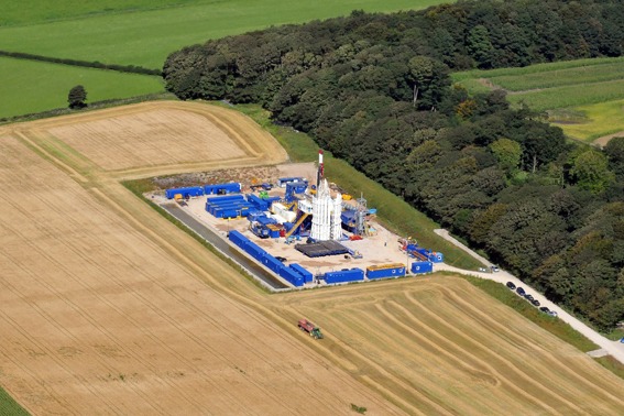 Cuadrilla's Preese Hall site after restoration. Photograph: Cuadrilla