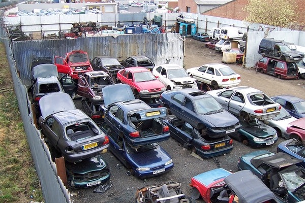 Sending old diesel cars to the scrapheap would do little to improve air quality Photograph: David Wright/Geograph