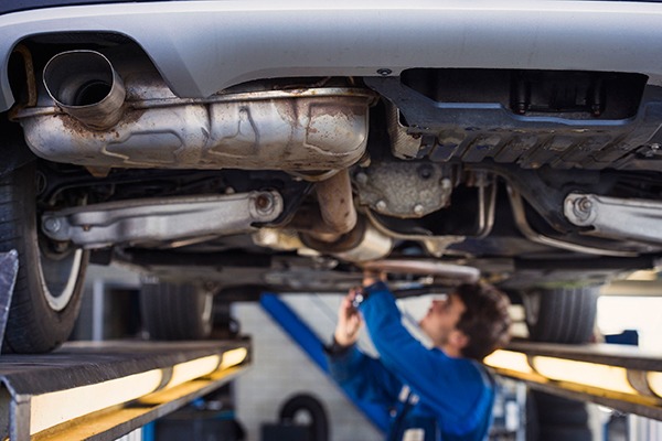 Some garages operate on the fringes of the law by removing pollution filters. Photograph: 36clicks/123RF