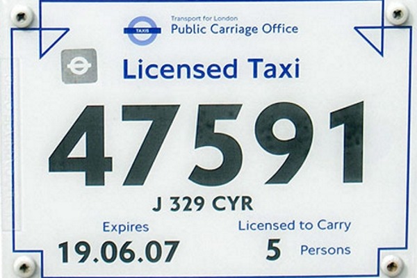 The leaders want a national database of taxis and minicabs. Photograph: public domain