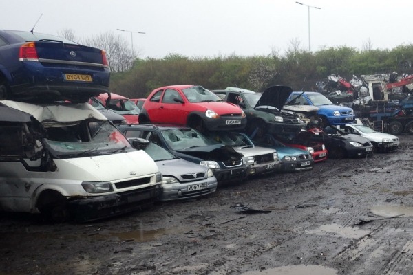 Officers inspecting the site found unattended spills throughout the site. Photograph: Environment Agency