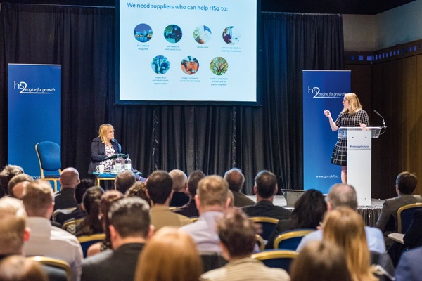 HS2 supply chain roadshow: all top-tier contractors must achieve certification to PAS 2080 to work on the high-speed rail project
