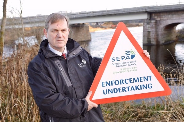 SEPA chief executive Terry A'Hearn was pleased with the outcome of the investigation into silt pollution. Photograph: SEPA