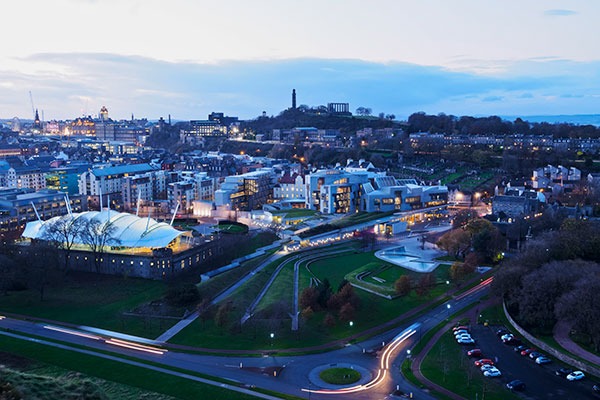 Edinburgh skyline. Photograph: Karol Kozlowski/123RF