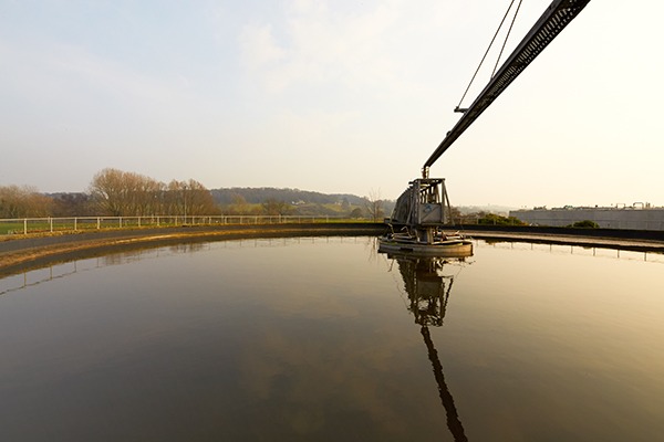 Stoke Bardolph sewage treatment works. Photograph: Severn Trent Water