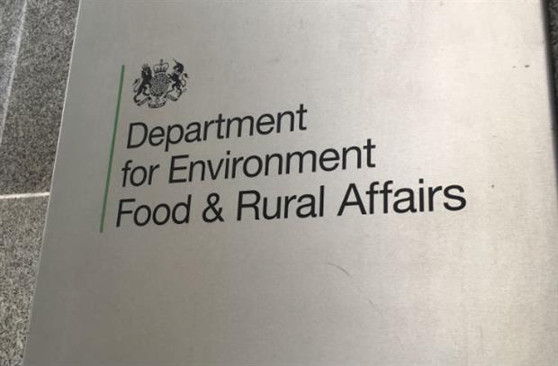DEFRA sign. Photograph: DEFRA