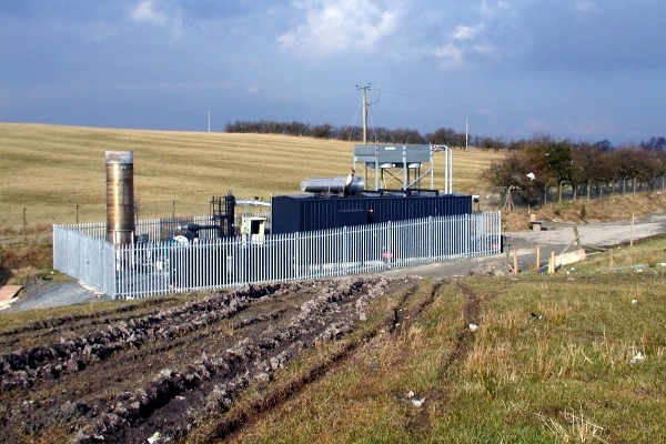 Landfill gas generator
