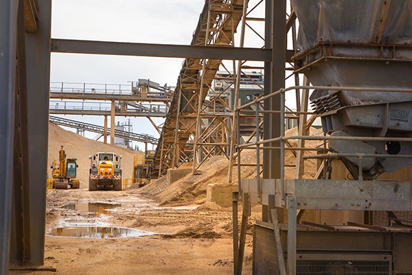 Machinery in cement factory. Photograph: Irstone/123RF