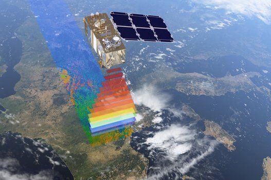 Sentinel-2 satellite. Photograph: European Space Agency