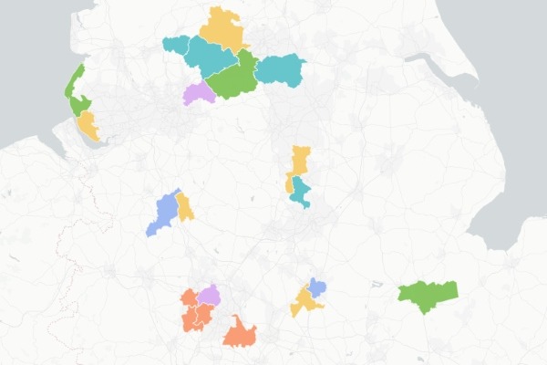 Air quality policy map