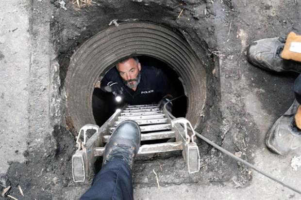 The bunkers were buried six metres underground. Photograph: Lincolnshire Police