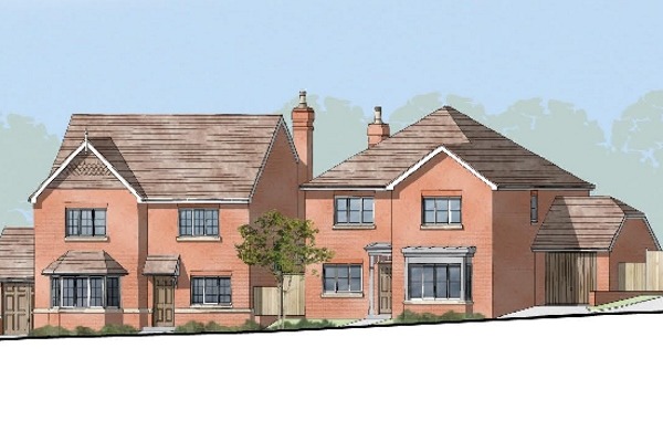 Part of Denton Homes' Burwash development