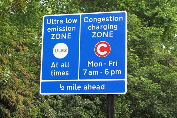 London's Ultra Low Emission Zone will expand to the suburbs in October. Photograph: David Hawgood/Wikimedia Commons