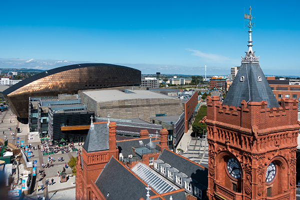 Cardiff skyline