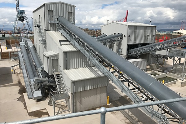 Day Group's incinerator bottom ash treatment plant